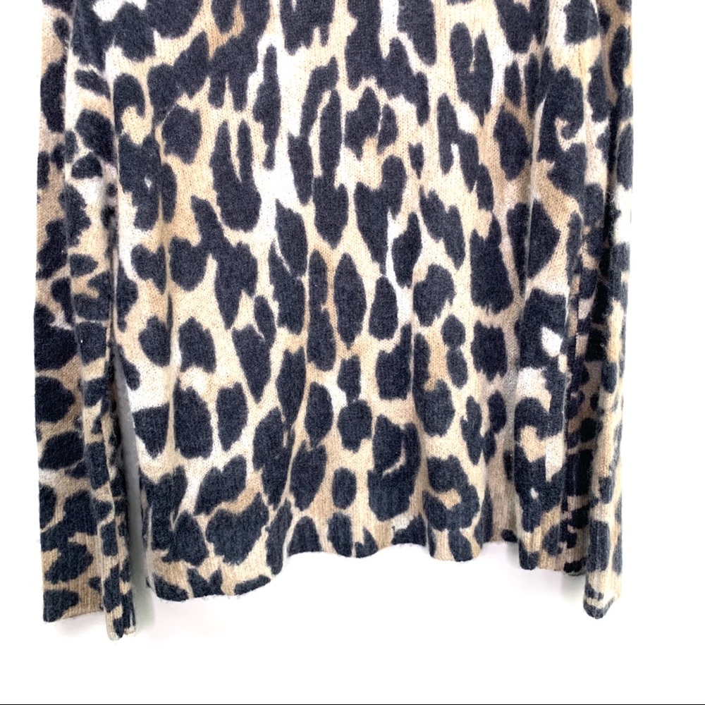 360 Cashmere Geraldine Sweater Leopard Size M - Picture 11 of 13